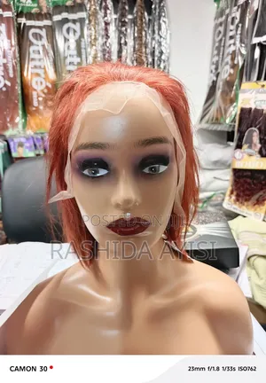Orange Frontal Bob