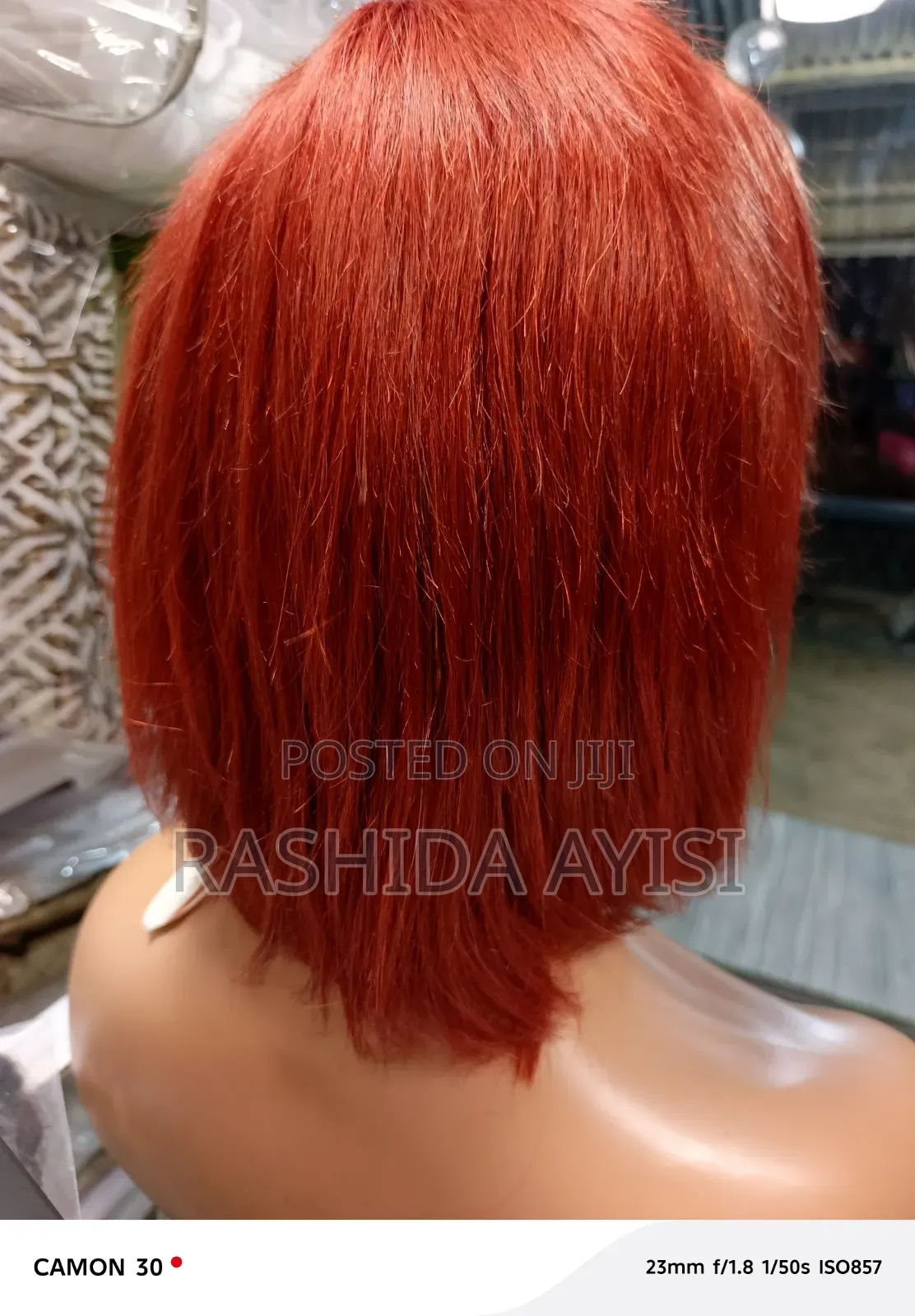 Orange Frontal Bob