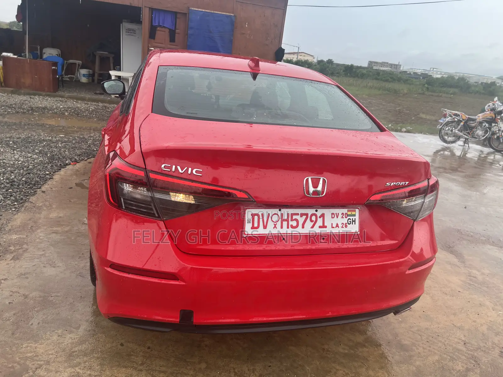 Honda Civic Sport 2022 Red