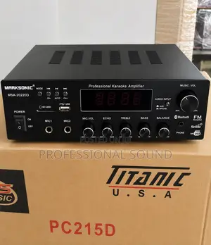 Marksonic Msa-20220d Professional Karaoke Amplifier