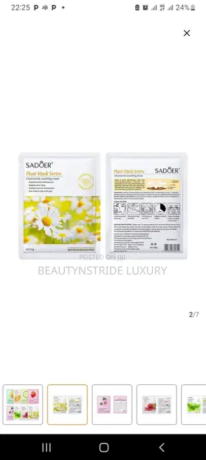 Facial Mask Hydrating and Moisturising