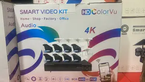 8 Channel Smart Surveillance CCTV Camera Remote Monitoring 2way Audio
