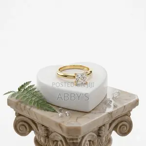 Square Shaped No Fade Zirconia Promise/Engagement Ring