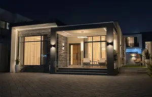 3d Four Bedrooms and Archtecture Plan 40ftx100ft