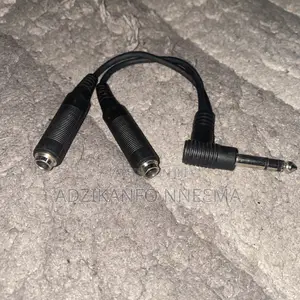 6.35mm Mono Ts Y-Splitter Adapter