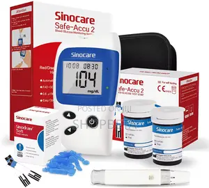 Blood Sugar Monitor Glucometer + 50 Test Strips | Fast Results at Home