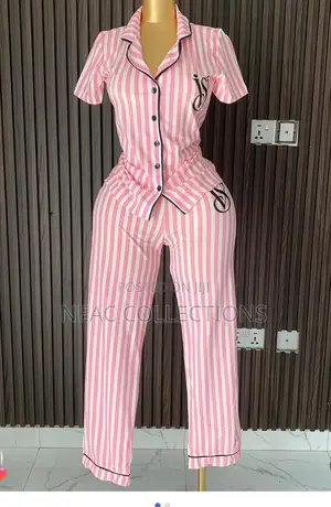 Women Stripped Pyjamas Set Loungewear