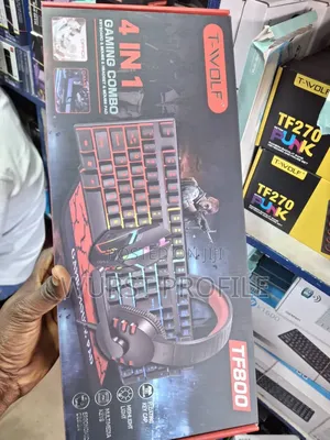 4in1 Gaming Keyboard Headset,Mouse and Mousepad
