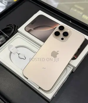 New Apple iPhone 16 Pro Max 256 GB Gold
