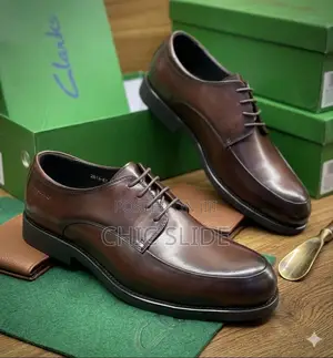 Coffee/Black Lace-Ups Shoes
