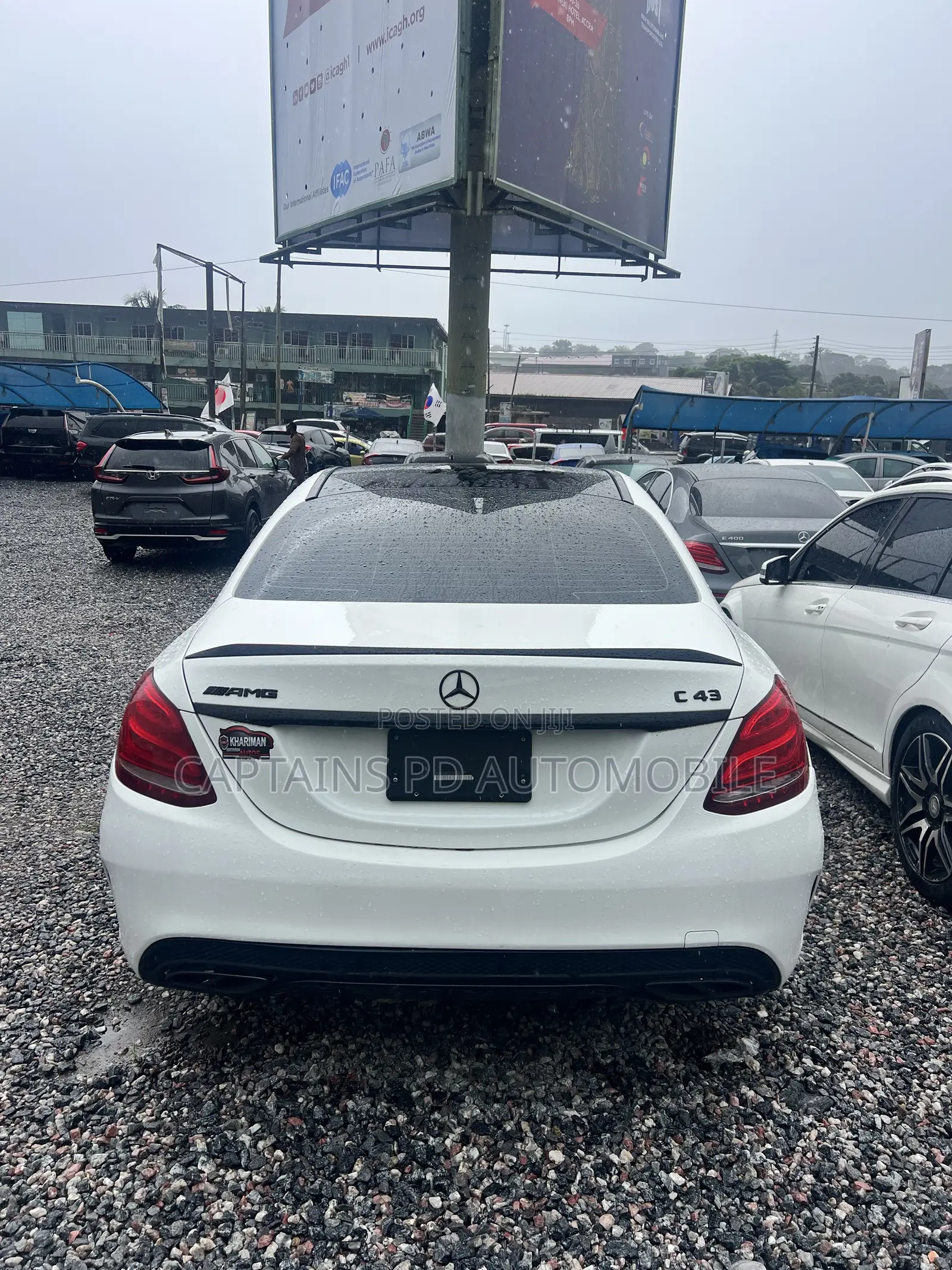 Mercedes-Benz C43 4Matic Sedan AWD (3.0L V6 9AM) 2017 White