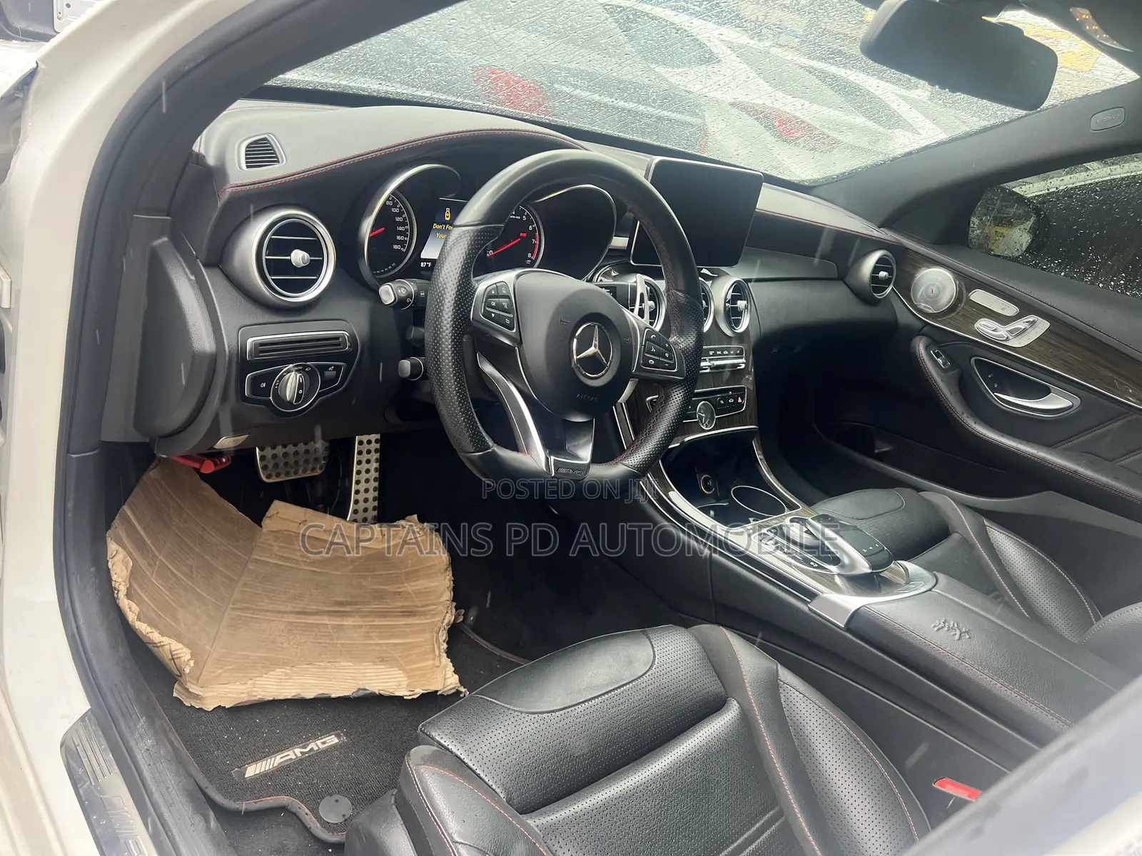 Mercedes-Benz C43 4Matic Sedan AWD (3.0L V6 9AM) 2017 White
