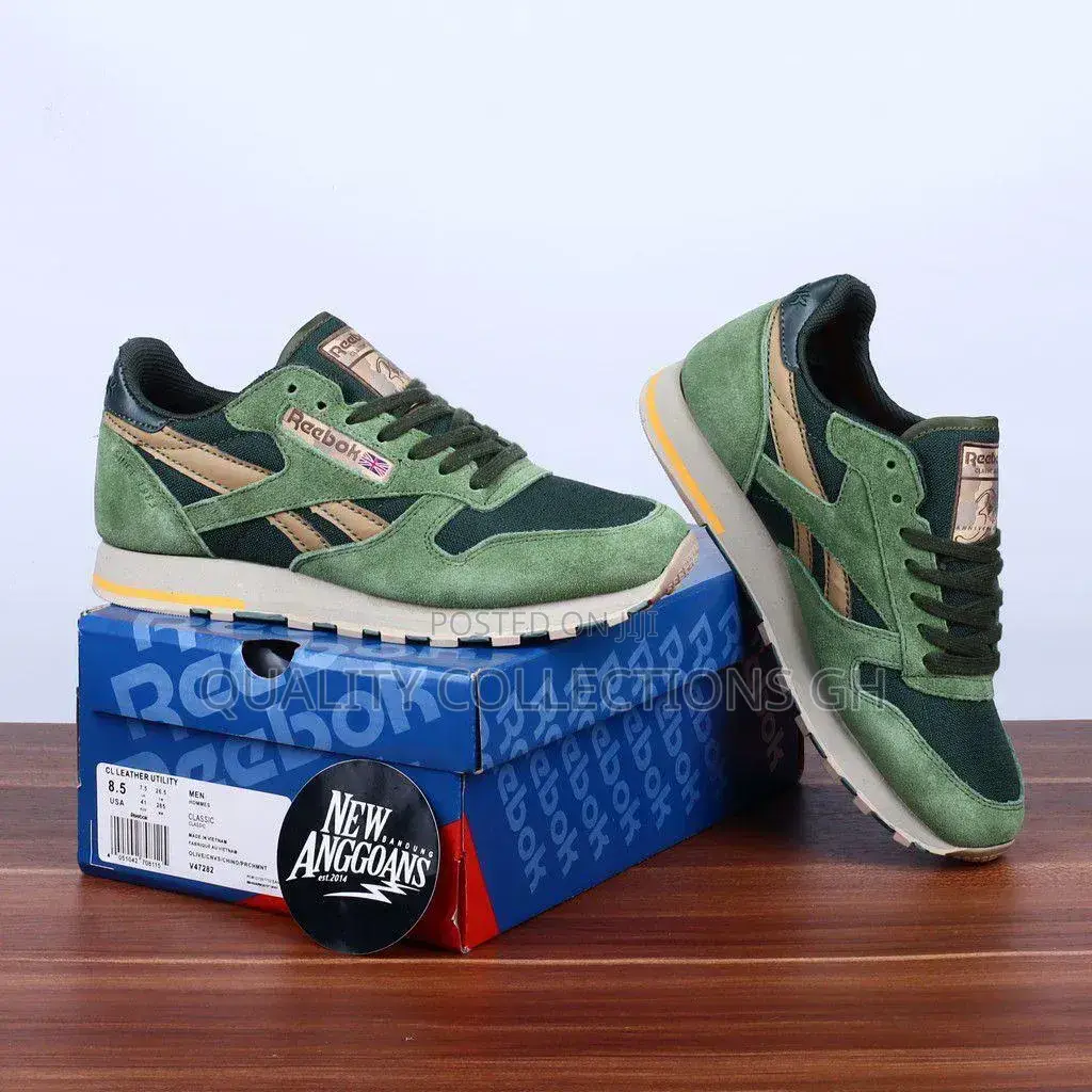 Reebok Classic Olive Green Suede