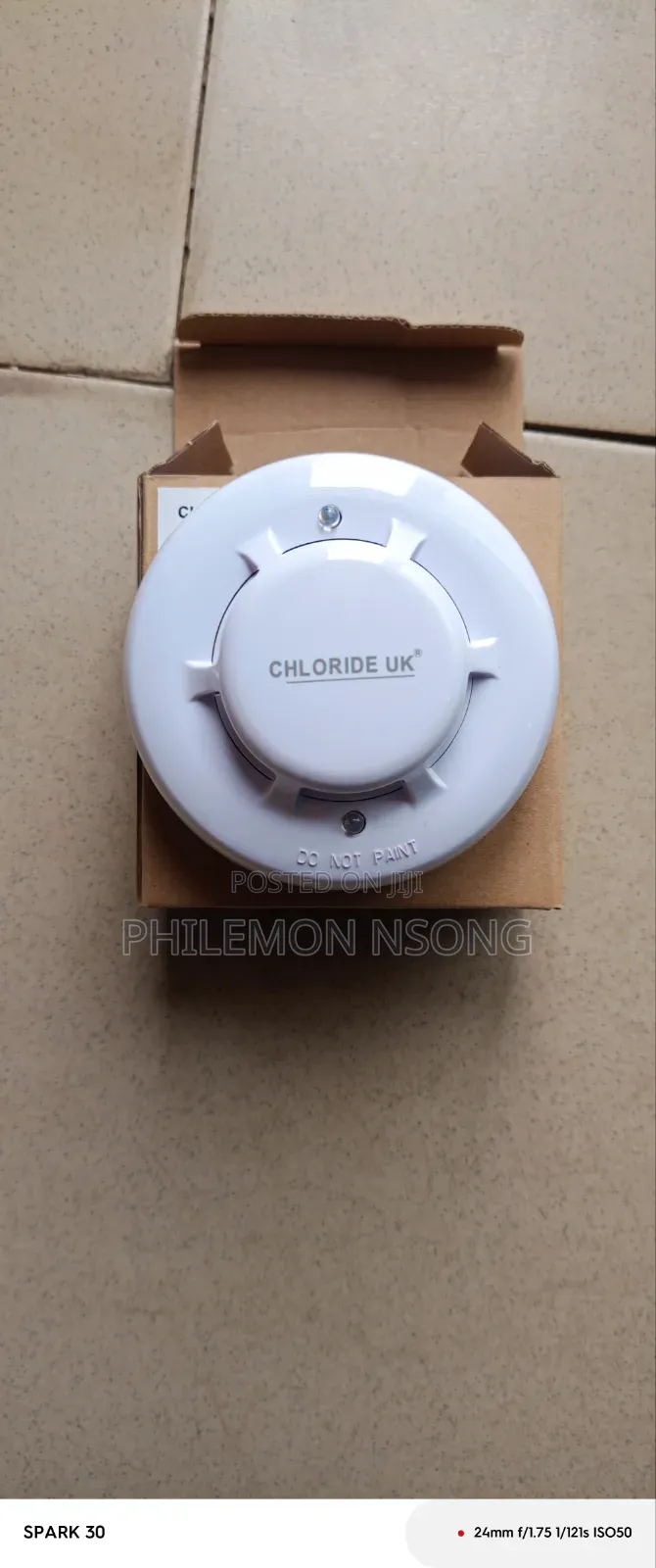 Chloride Uk Optical Smoke Detector.