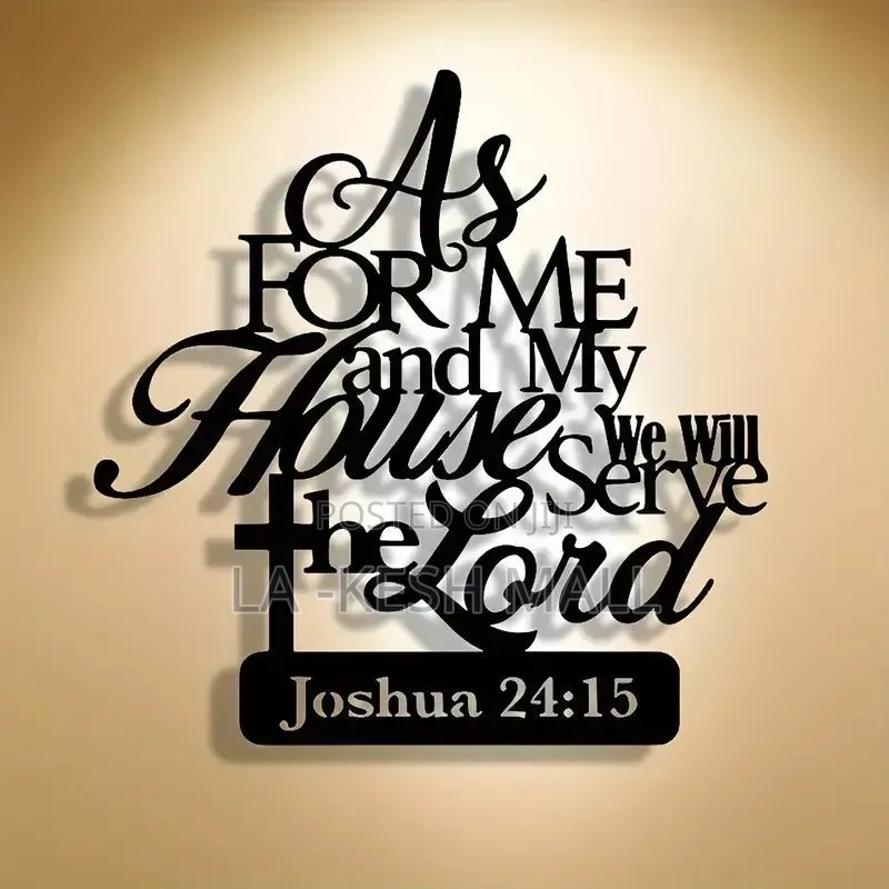Metal Wall Decor (Joshua 24 :15)
