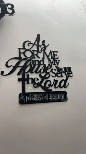 Metal Wall Decor (Joshua 24 :15)