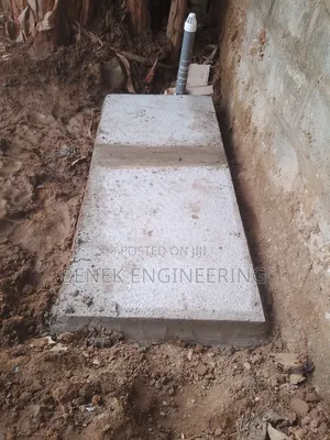Biodigester Toilet With Materials