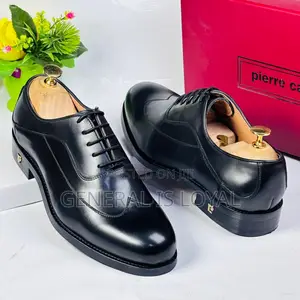 Pierre Cardin Bold Black Leather Men’S Shoes