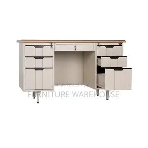 Wooden Top Executive Metal Desk(1.4m)