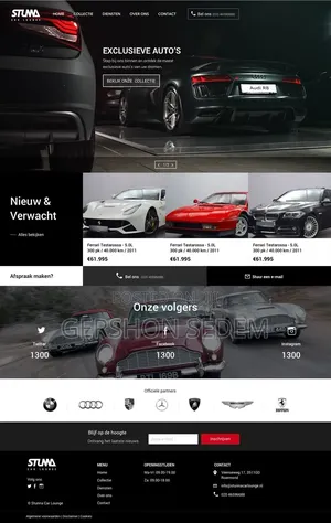 Car Showroom Website Development