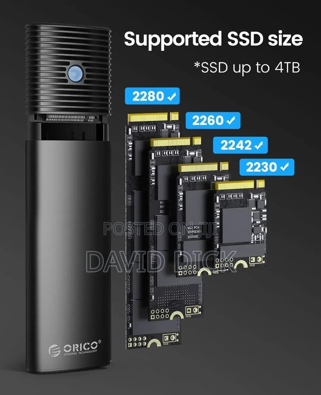 Orico M.2 Nvme Sata SSD Enclosure Adapter