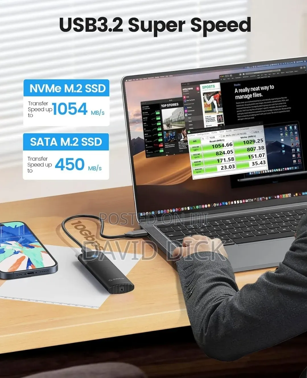 Orico M.2 Nvme Sata SSD Enclosure Adapter