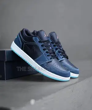 Jordan One Low Blue And White
