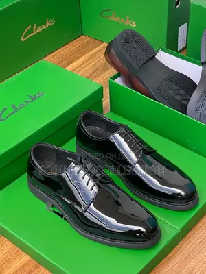 Clarks Leather Penny Loafers