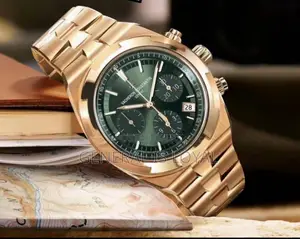Vacheron Constantin Overseas Chronograph Rose Gold Green Dial Watch