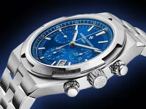 Vacheron Constantin Overseas Chronograph Silver Bluedial Automa Watch