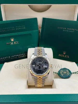 Rolex Datejust 41mm Two Tone Wimbledon Dial Jubilee Automatic