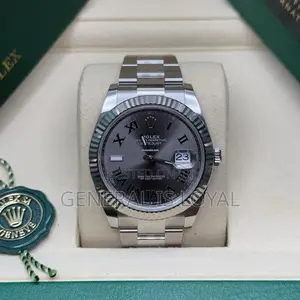 Rolex Datejust 41mm Automatic Silver Teel Fluted Bezel Oyster Bracelet
