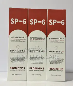 Sp-6 Probiotic Whitening Toothpaste -3pcs Enhanced Formula With 6