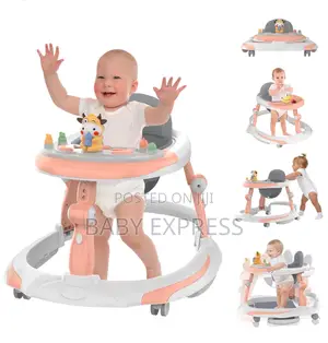 Space-Saving Foldable Baby Walker (Adjustable Height Safe)