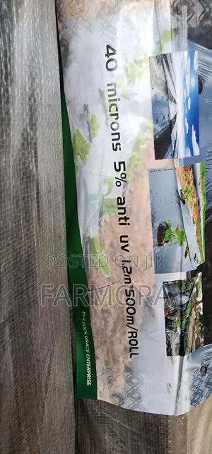 Plastic Mulch White and Black