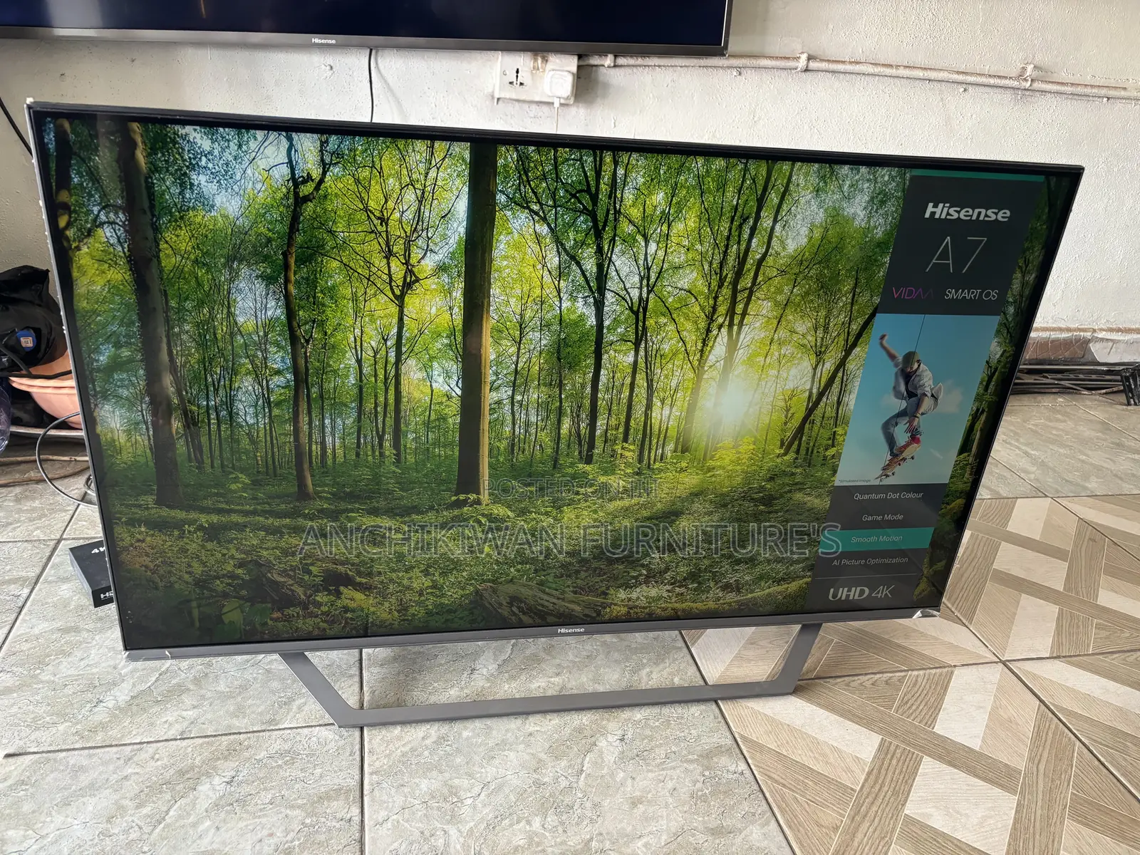 Hisense 43 Inches Smart Vidaa Os Software Tv(Cash on Delivery)