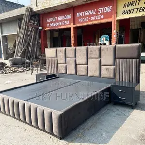 Oversized King Bed Frame With Side Drawers