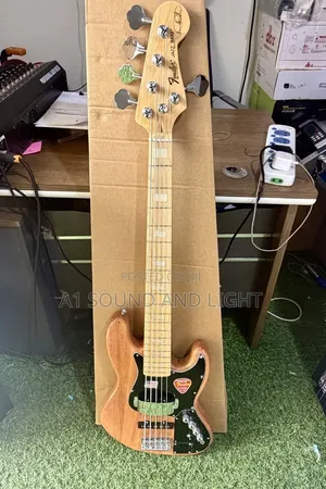 Fender 5 Strings Jazz Bass Active Guitar[Brown]
