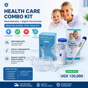 Portable Nebulizer + Free Digital Thermometer – Fast Relief Anytime.