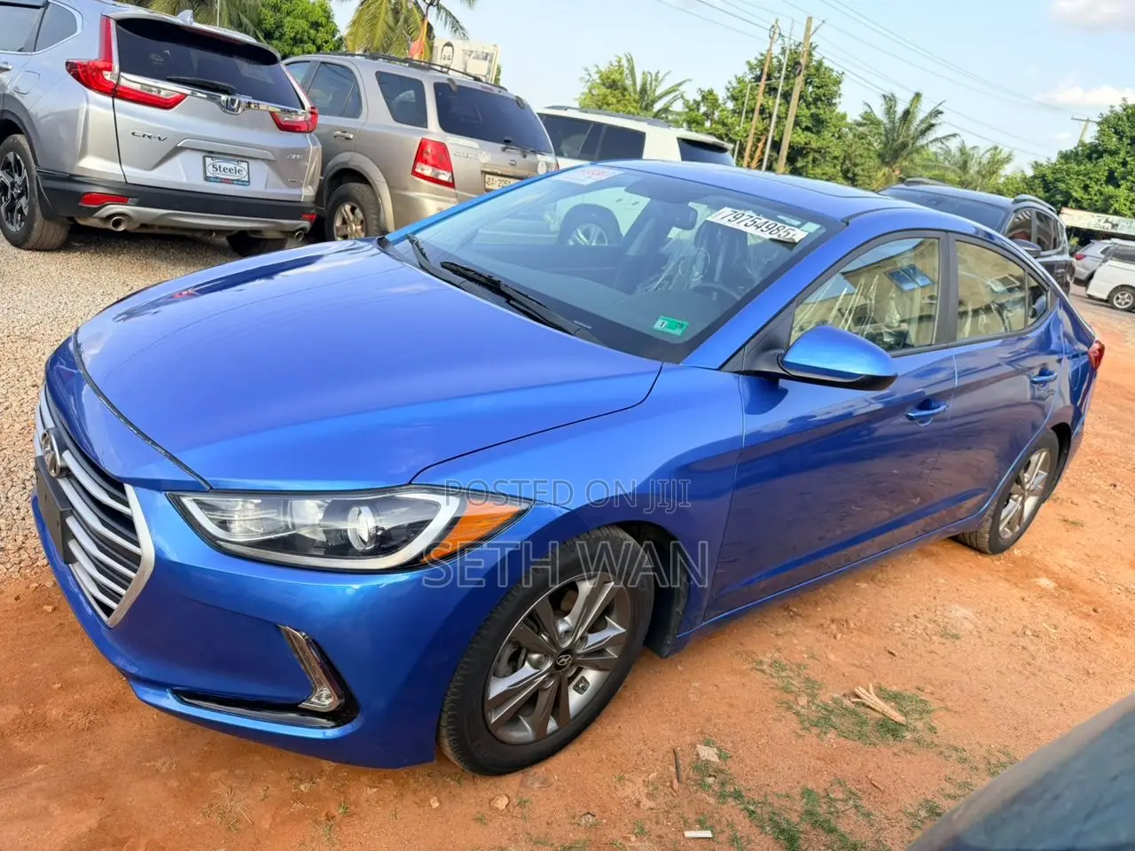 Hyundai Elantra Limited Sedan FWD (2.0L 4cyl 6A) 2017 Blue