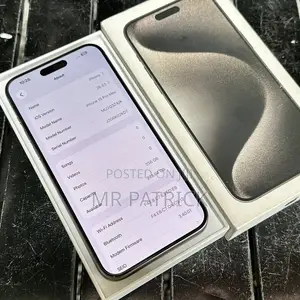 Apple iPhone 15 Pro Max 256 GB Silver