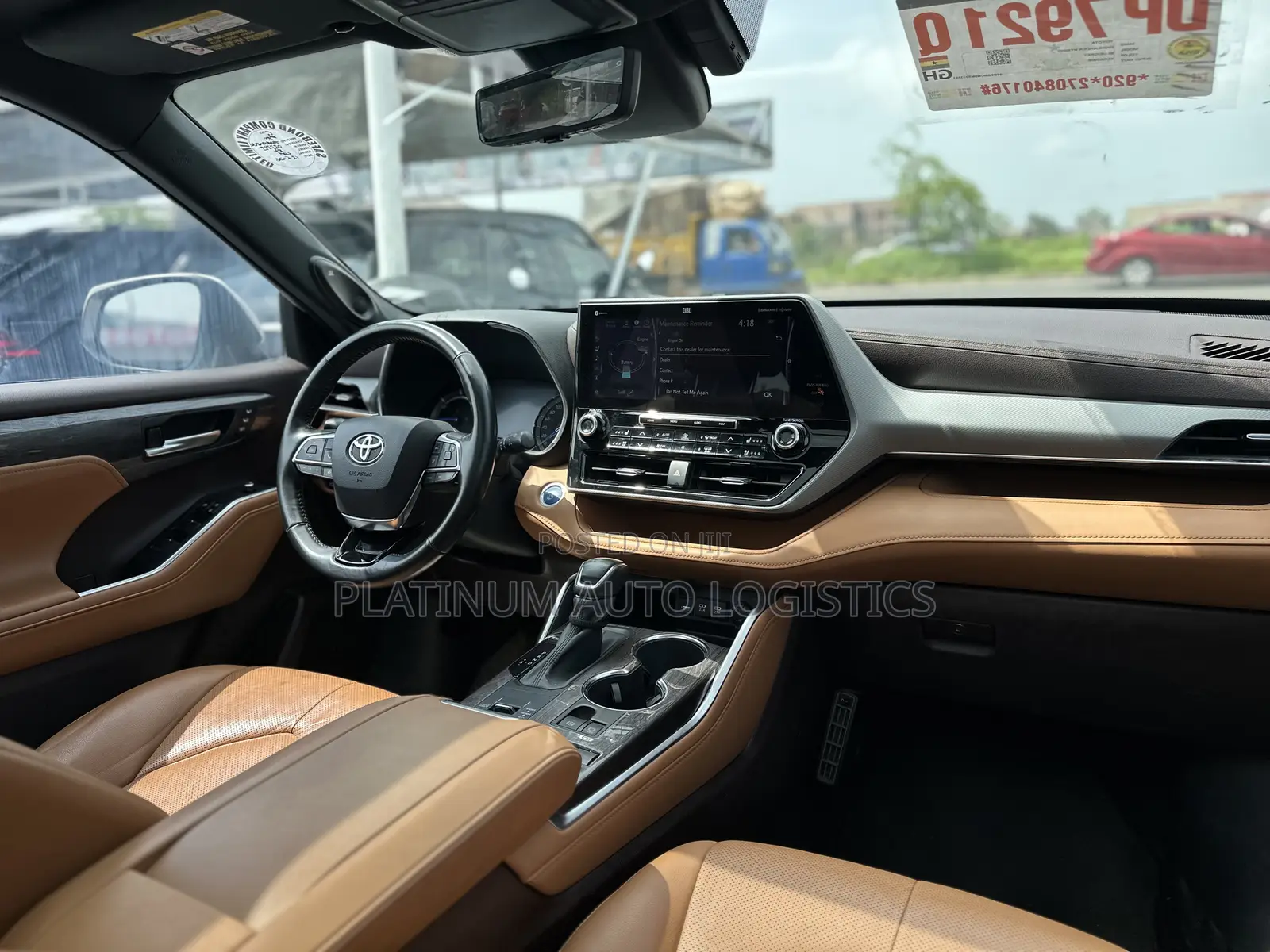 Toyota Highlander Platinum 2022 White