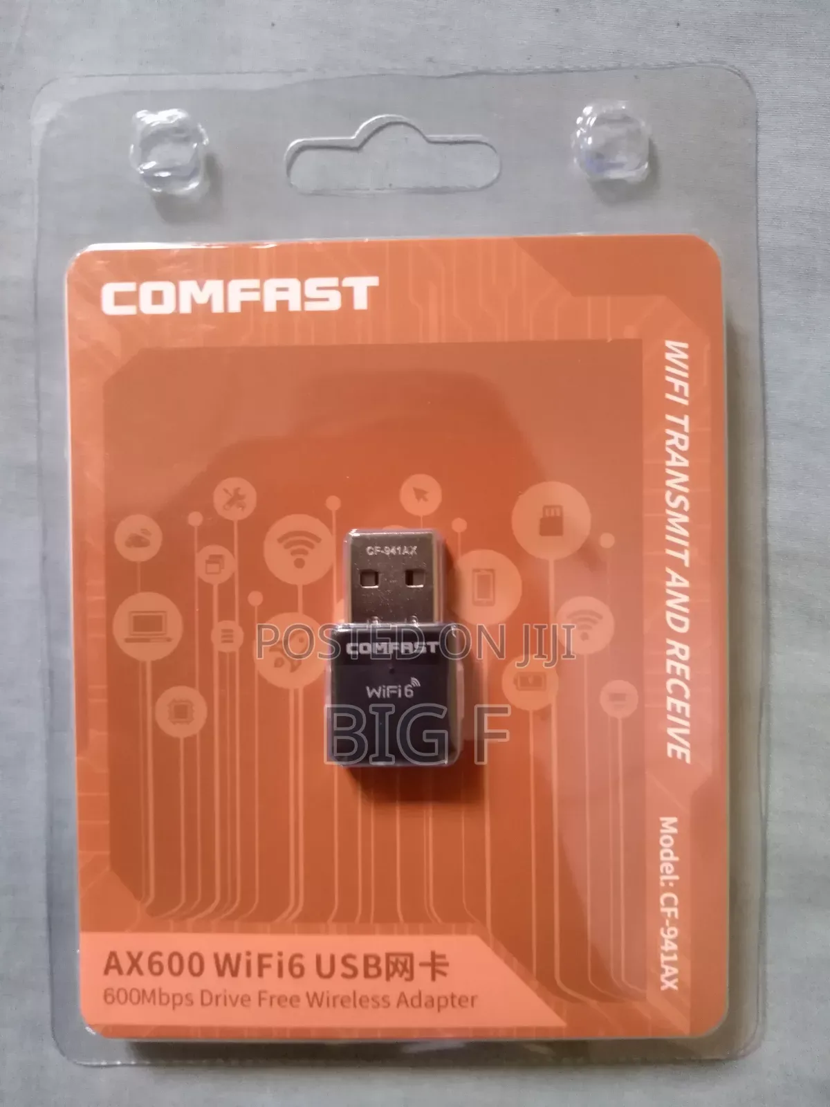 Comfast Ax 600 600mbps Dual Band Usb Wifi6 Adapter - Usb Wifi Dongle