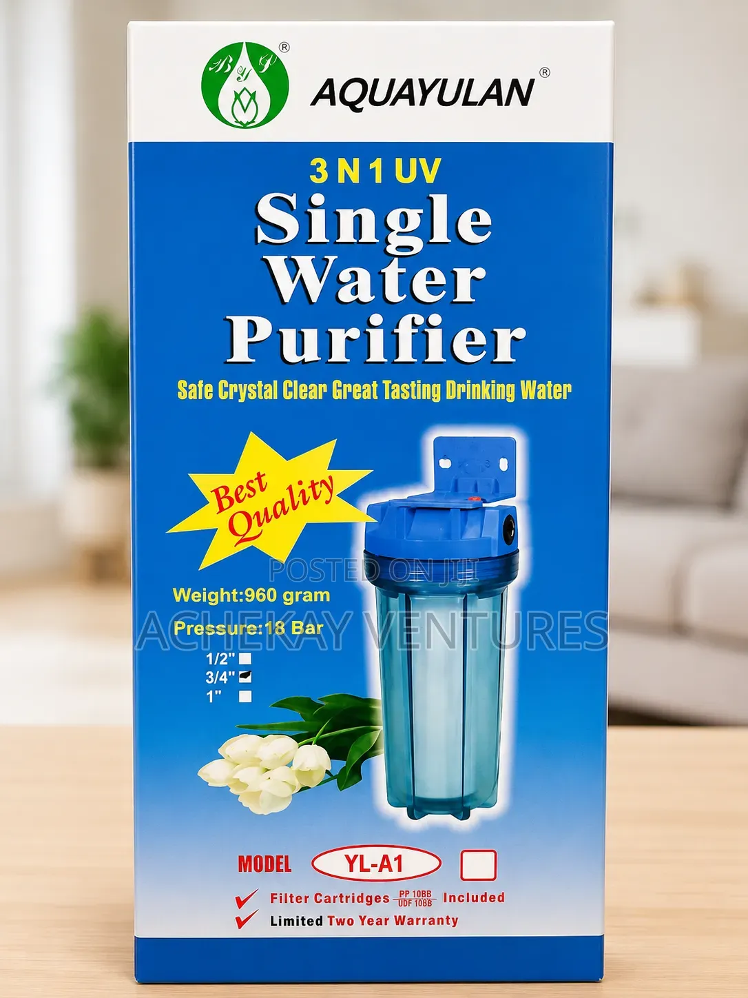 Aquayulan 3 in 1 Uv Water Purifier