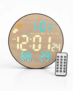 Led Digital Clock With Remote Control