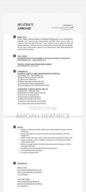 Clerical Administrative Cv