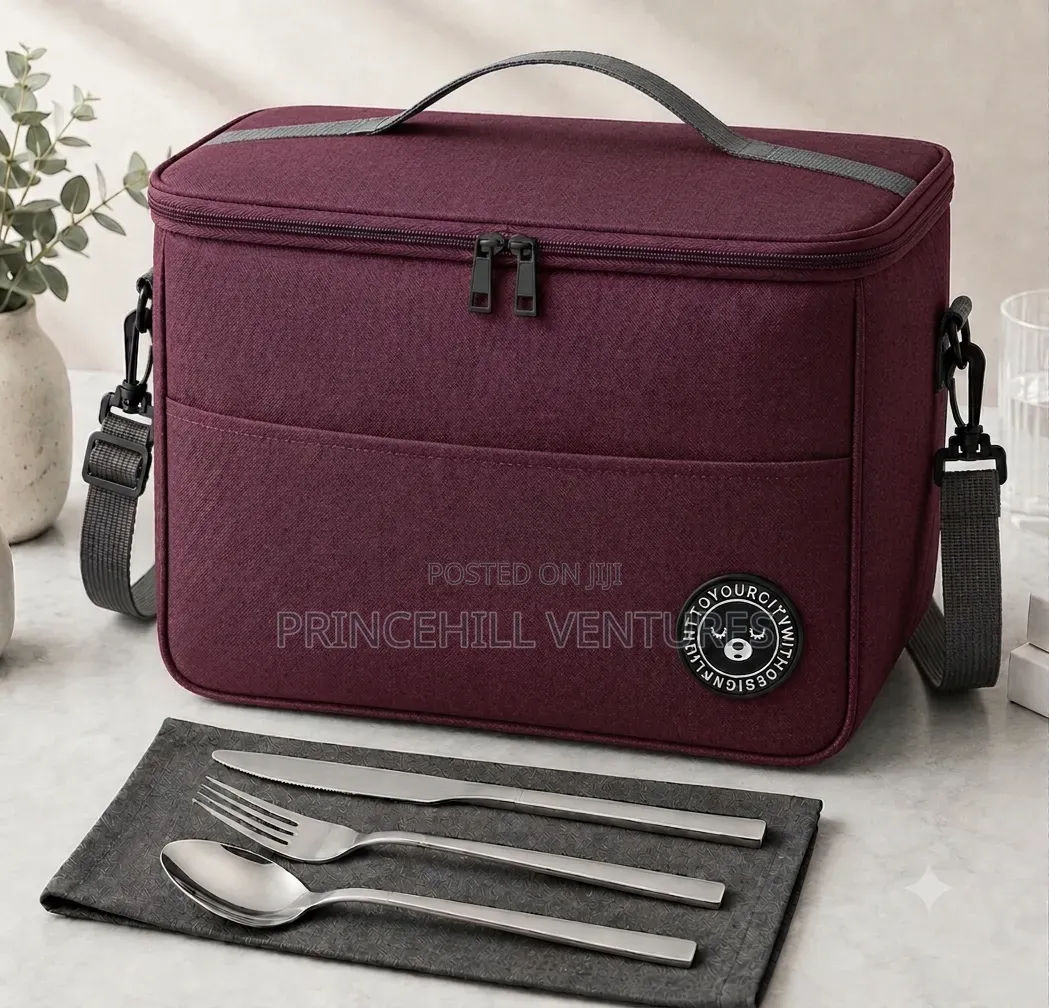 Lunch Bag With Cutlery Set