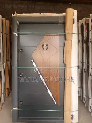 Elegant Turkish Heavy Metal Security Door(Triple Locks) Single