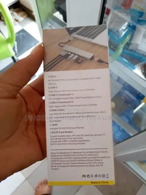 Type -C 8 in 1 Multi Function Adapter