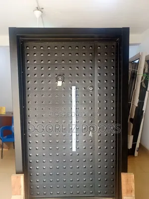 Quality Heavy Metal Security Doors With Double Locks (One And Half)